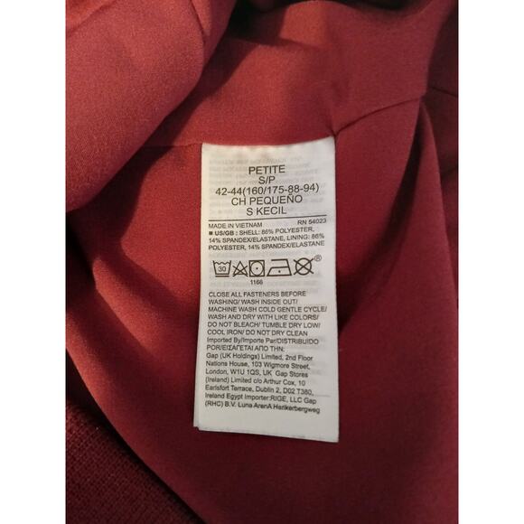 BR Standard flyweight Bomber jacket crystal claret burgundy Banana Republic SP - Picture 7 of 9